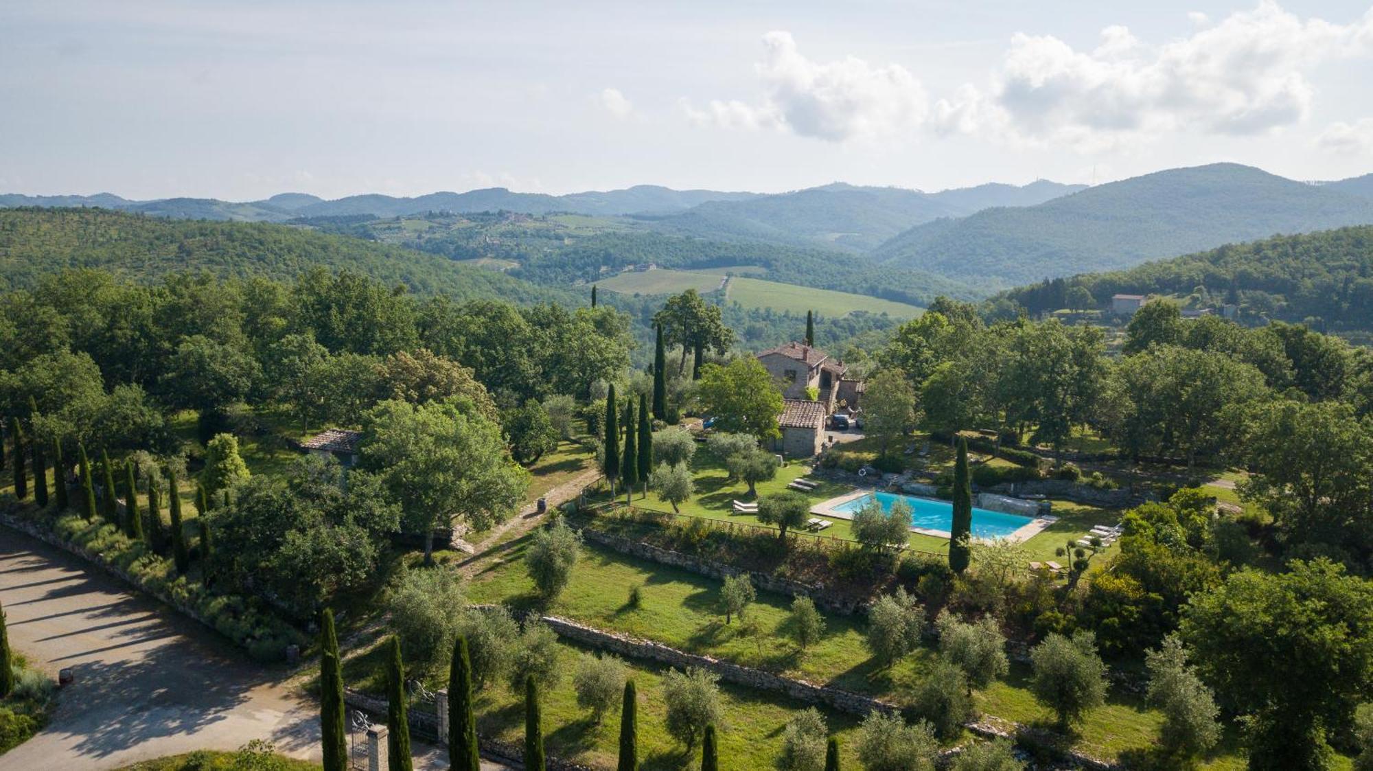 Colombaio Di Cencio Apartman Gaiole in Chianti Kültér fotó